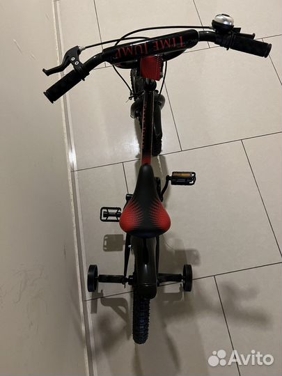 Велосипед 2-х колёсный TimeJump красно-черный 16