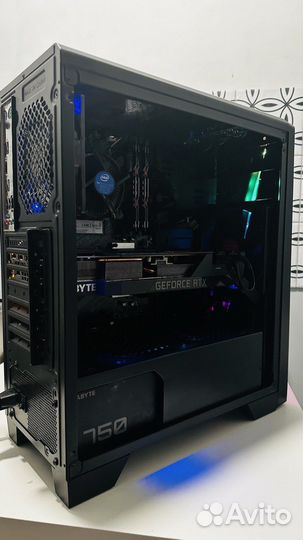 Игровой пк Intel G5420/8Gb/RTX3080/128Gb/750W