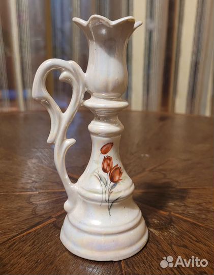 Фарфоровый подсвечник