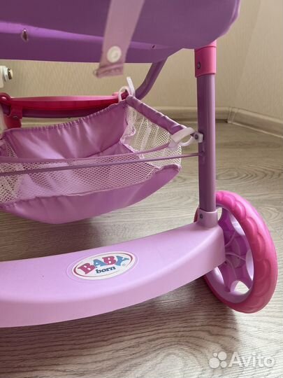 Коляска и качели беби борн