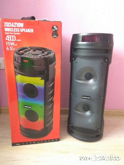 Блютуз колонка большая ZQS 6210