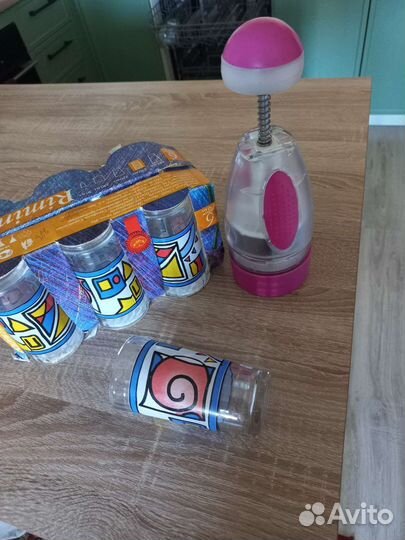 Стаканы + измельчитель для лука