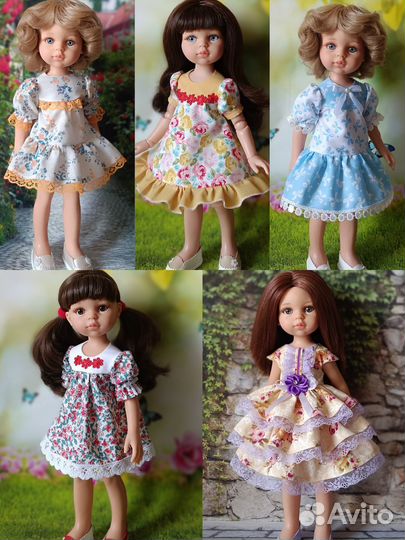 Платья на куклу Паола Рейна 32 см