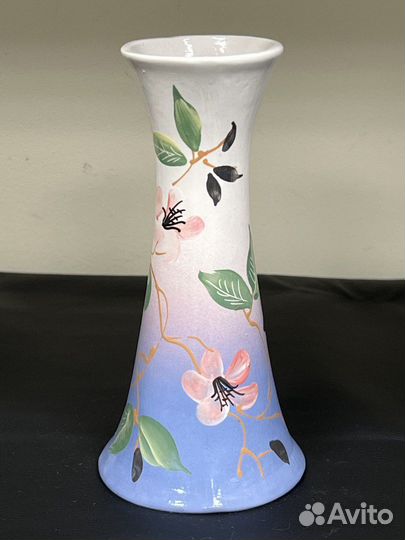 Ваза керамическая цветочки 19,3 см №2