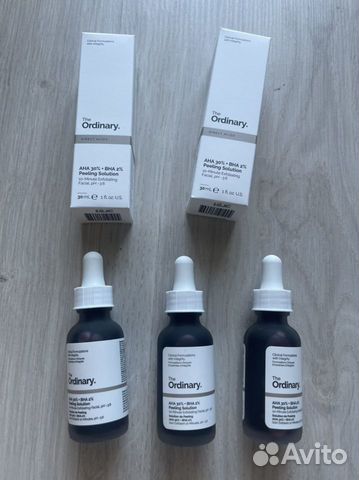 The ordinary пилинг AHA BHA