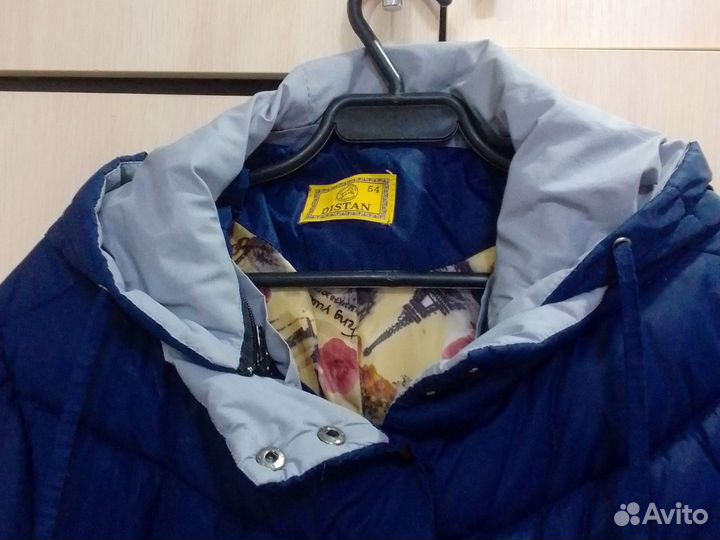 Пуховик женский 52 54 размер б у