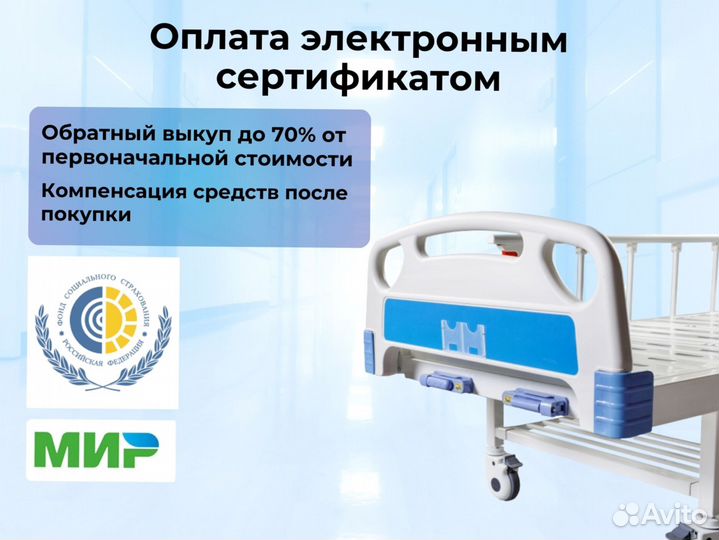 Кровать для лежачих больных