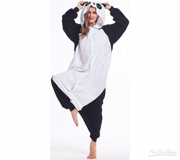 Кигуруми FunFur Весёлая Панда XL