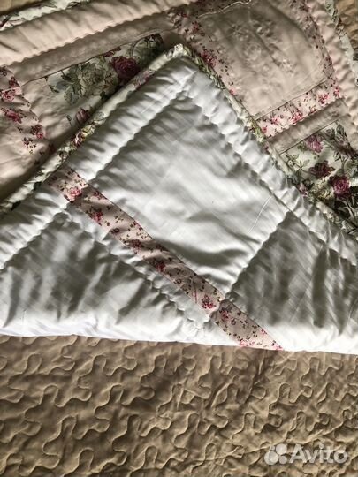 Одеяло детское лоскутное в ретро-стиле