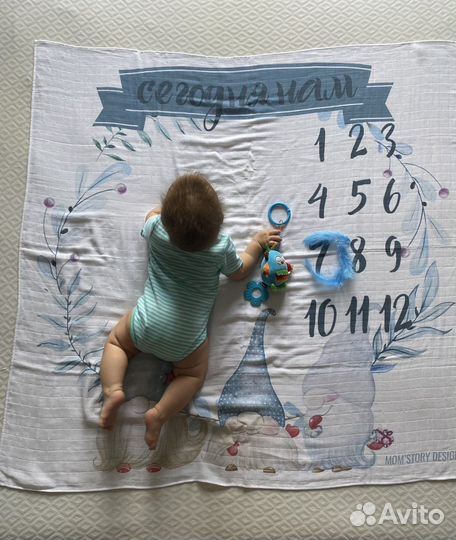 Муслиновая пеленка / фотофон / фотопеленка