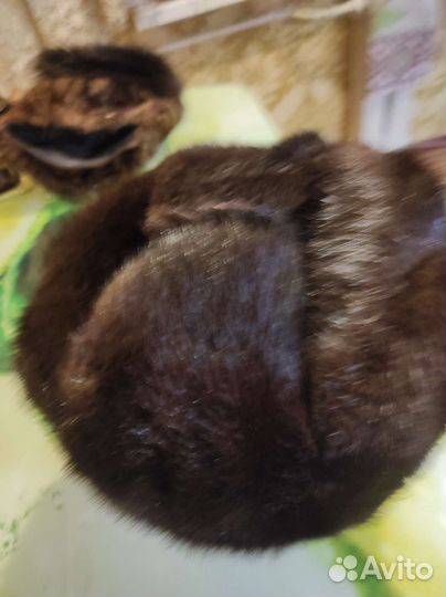 Норковая шапка мужская 59 60