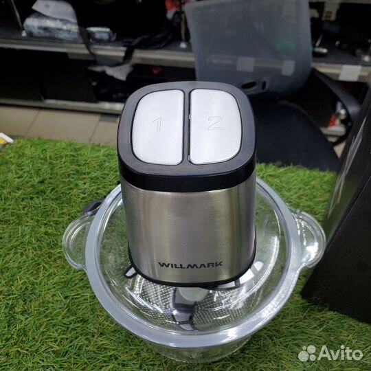 Измельчитель willmark WMC-7288SS со стеклянной чаш