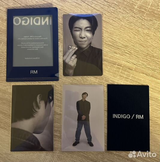 BTS карта Намджун RM indigo