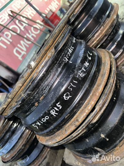 Диски r15 5/100 skoda rapid/volkswagen