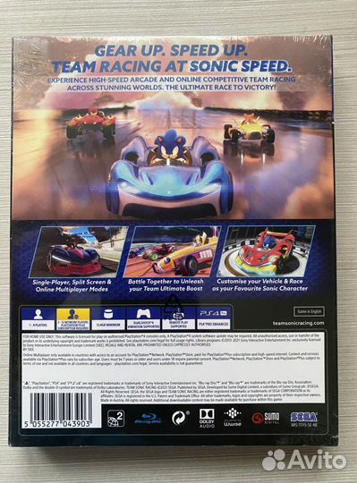Team Sonic Racing 30 Anniversary Edition Ps4/Ps5