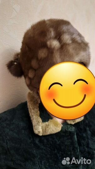 Шапка норковая женская