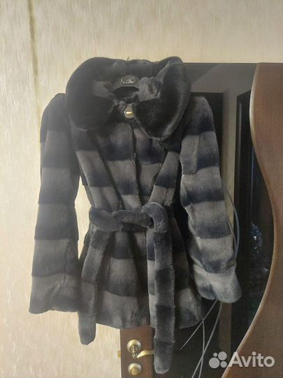 Полушубок из экомеха