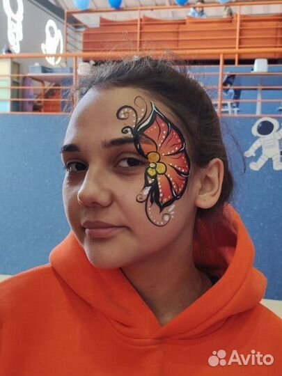 Аквагримёр, тату хной, мехенди, любой стиль