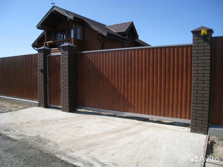 Откатные ворота 