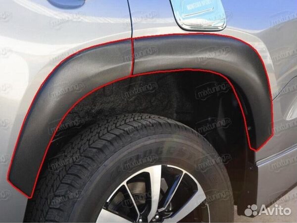 Расширители колесных арок Mitsubishi Pajero Spo