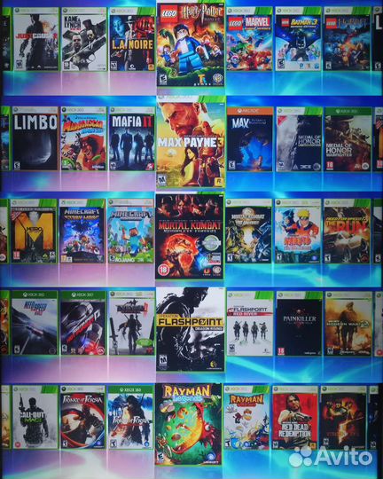 Xbox 360 Slim freeboot + Игры