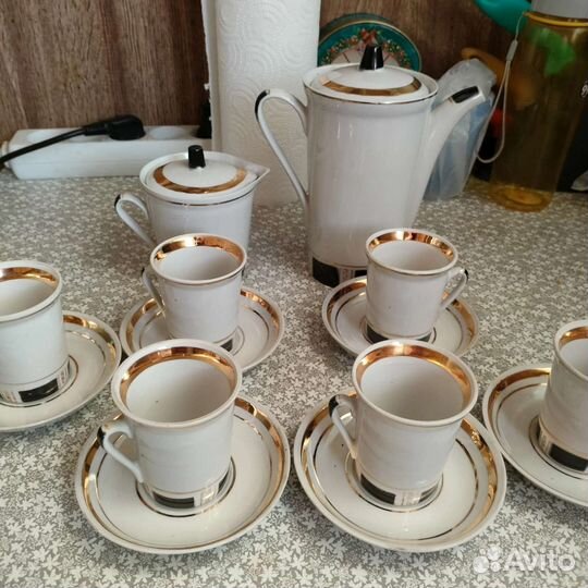 Городницкий Фарфоровый Завод. Кофейный сервиз