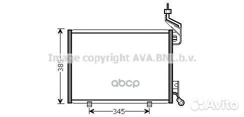 Радиатор кондиционера ford: fiesta VI 1.6 tdci