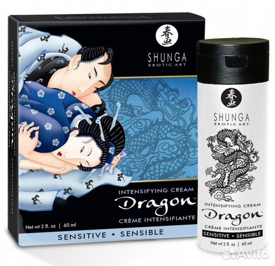 Интимный мужской крем Dragon Sensitive - 60 мл