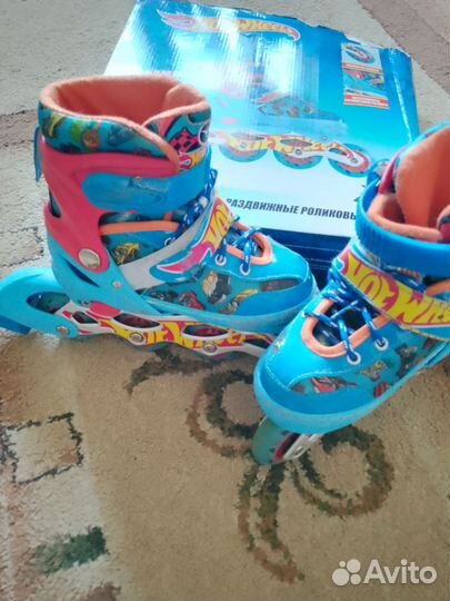 Роликовые коньки детские раздвижные