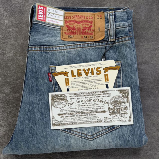 Levis 501 Сделаны в США Оригинал Лето Новые