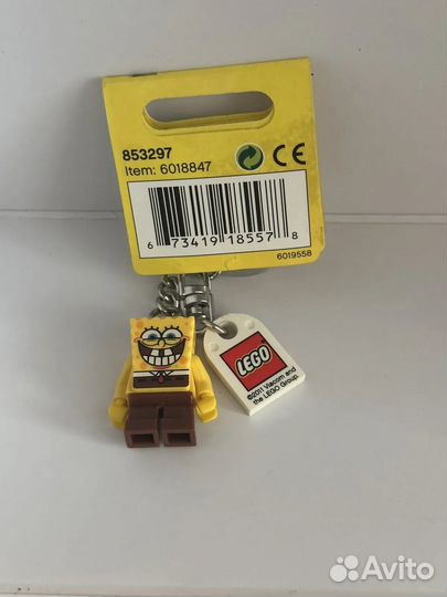 Lego брелок SpongeBob (Спанч Боб) 853297