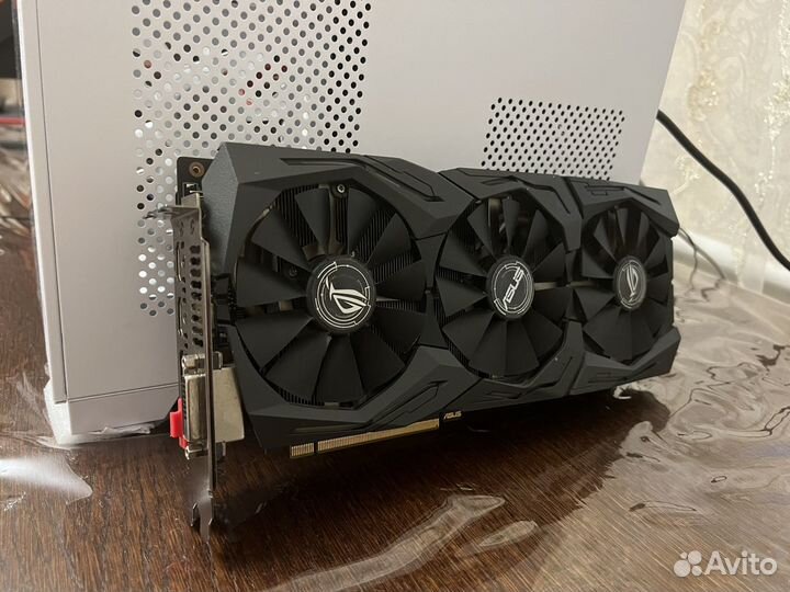 Видеокарта asus gtx 1060 6gb rog strix