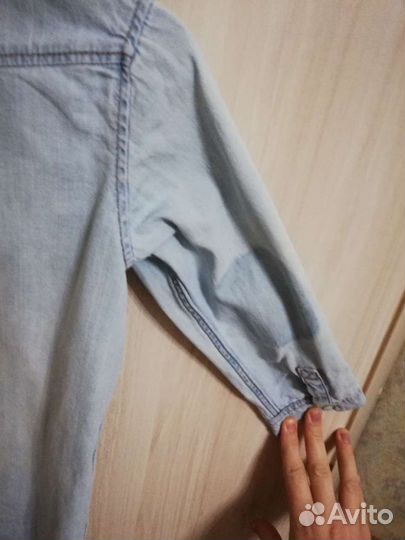 Рубашка джинсовая h&m