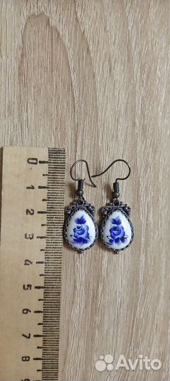 Финифть комплект гжель