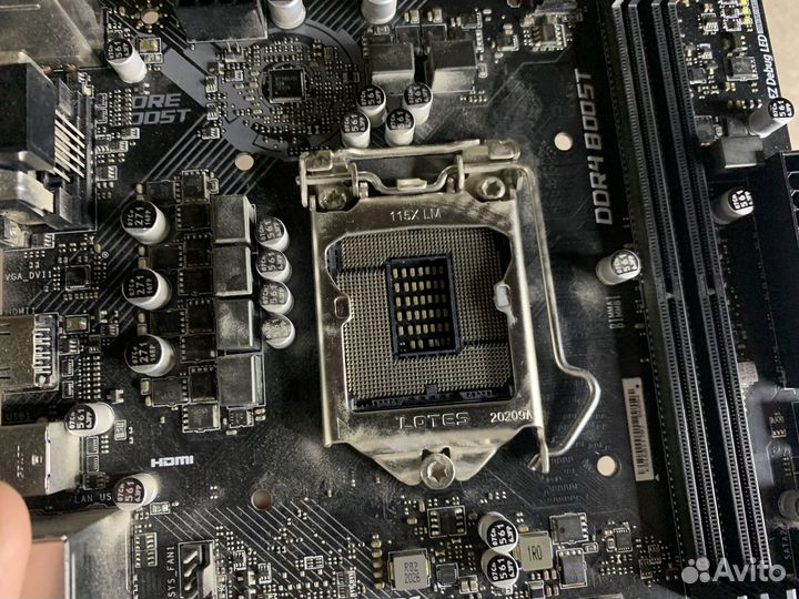 Материнская плата Lga 1151 v2 MSI h310 pro vd