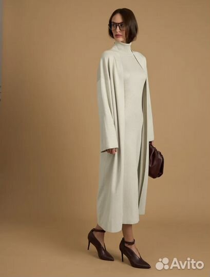 Платье с кардиганом двойка