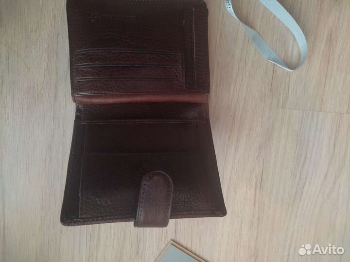 Кошелек мужской кожаный новый