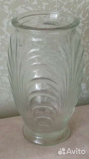 Ваза стеклянная,ссср