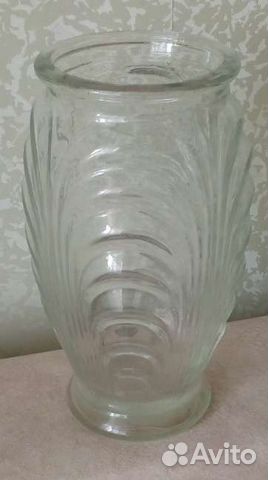 Ваза стеклянная,ссср