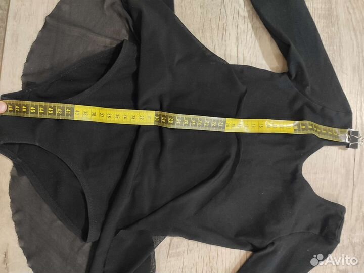 Гимнастический купальник с юбкой