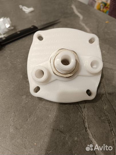 Адаптер для промывки оборудования через ракушку