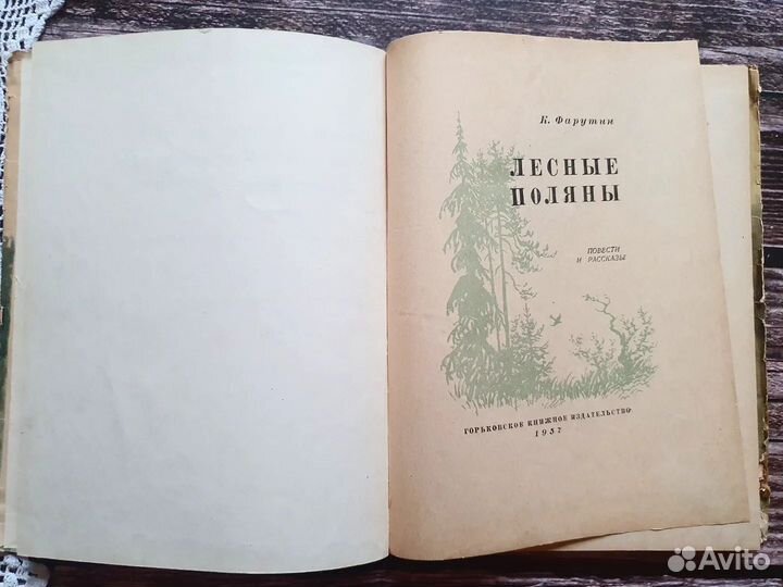 Фарутин. Лесные поляны 1957 г