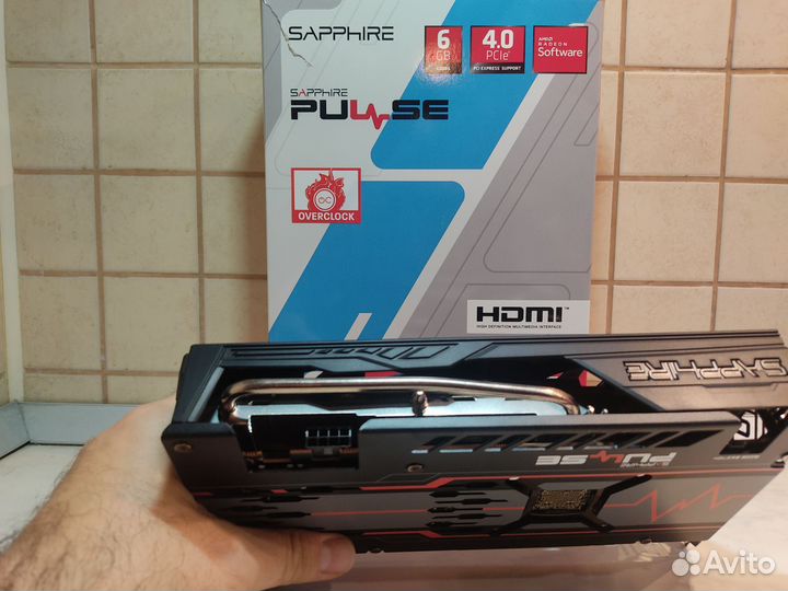 Видеокарта RX 5600 xt Sapphire Pulse