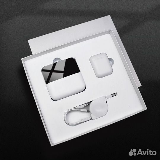 Подарочный набор Наушники/Повербанк10000/Кабель3-1