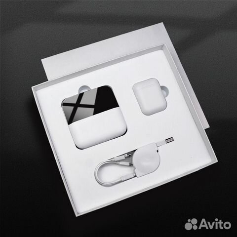 Подарочный набор Наушники/Повербанк10000/Кабель3-1