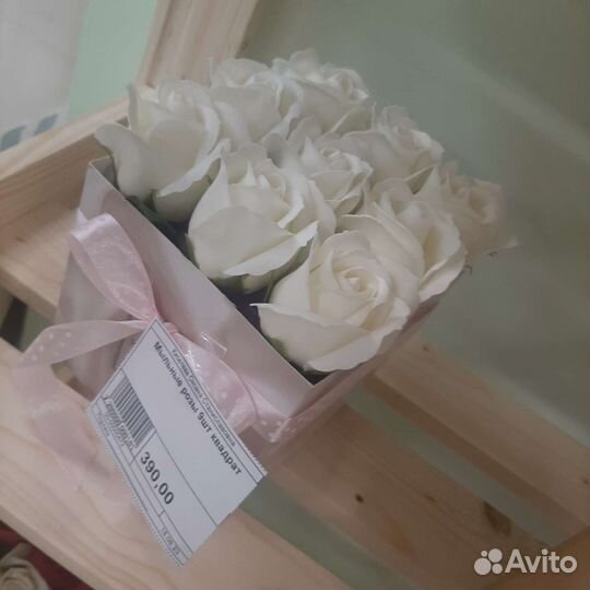 Композиции из мыльных цветов