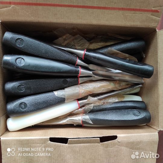 Стамески лмз Новые СССР прямые и полукруглые