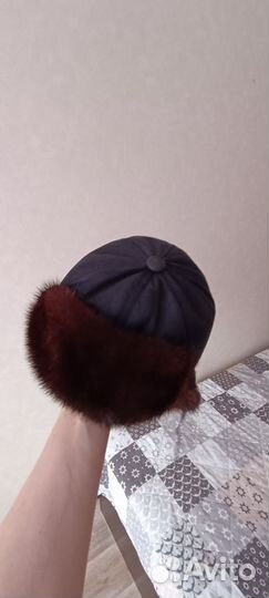 Шапка ушанка женская норка неформовка