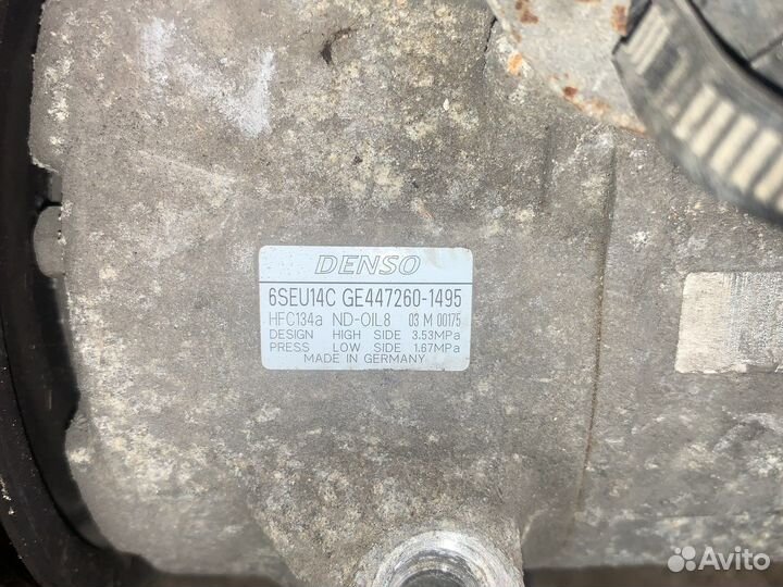 Компрессор кондиционера Toyota Corolla E150