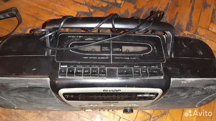 Кассетный магнитофон sharp